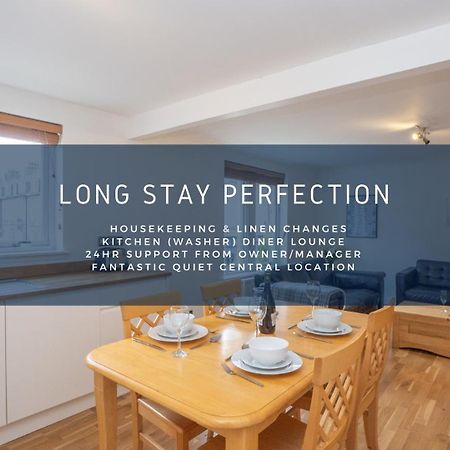 Dwellcome Home Ltd 2 King Beds West End Apt, Half Mile To Union Street Yet Quiet, Free Allocated Parking Space At Rear Entrance & Fast Wifi, Ideal For Long Term Contractor, Corporate, Etc Stays, Regular Housekeeping Option - See Our Site For Assuranc 애버딘 외부 사진